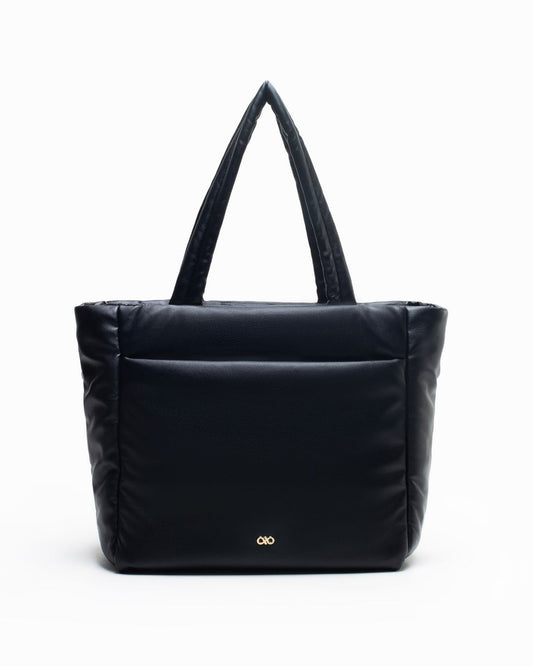 CUSHY TOTE BAG IN BLACK