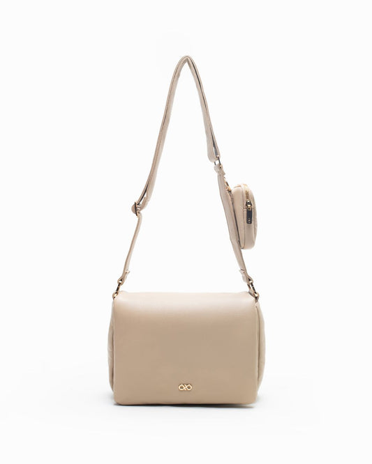 [ARCxTSL] CUSHY SLING BAG IN OAT