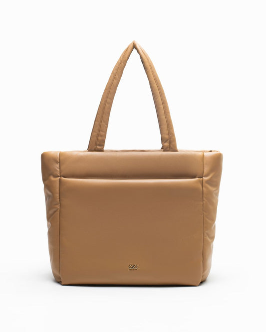 [ARCxTSL] CUSHY TOTE BAG IN LATTE