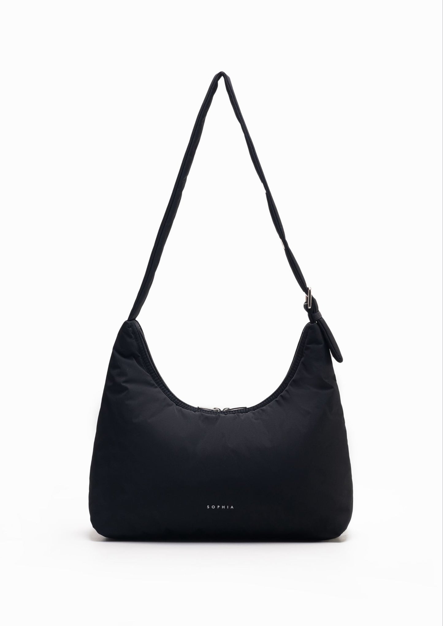 POSH HOBO BAG IN JET BLACK