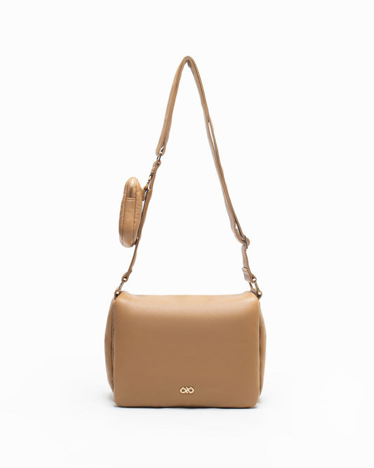 [ARCxTSL] CUSHY SLING BAG IN LATTE