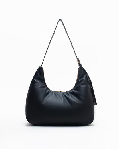 [ARCxTSL] CUSHY HOBO BAG IN BLACK