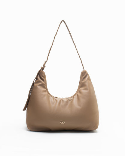 [ARCxTSL] CUSHY HOBO BAG IN TAUPE