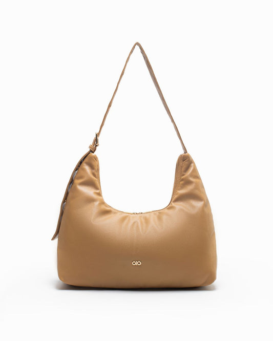 [ARCxTSL] CUSHY HOBO BAG IN LATTE