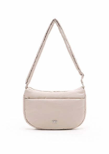 MINI POSH PUFFY CROSSBODY BAG IN OAT