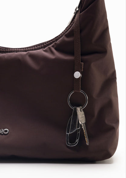 POSH HOBO BAG IN CHOCOLATE