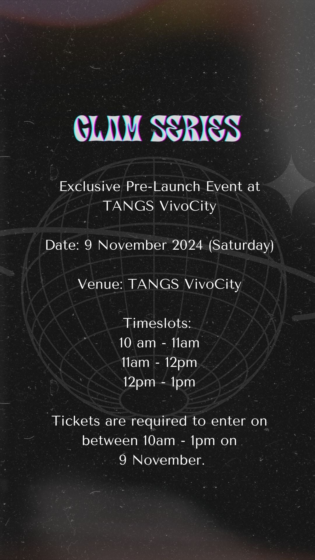 GLAM SERIES PRE-LAUNCH EVENT