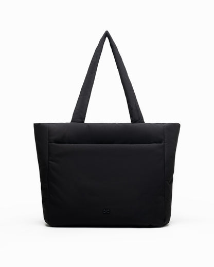 COSY LUXE TOTE BAG IN JET BLACK