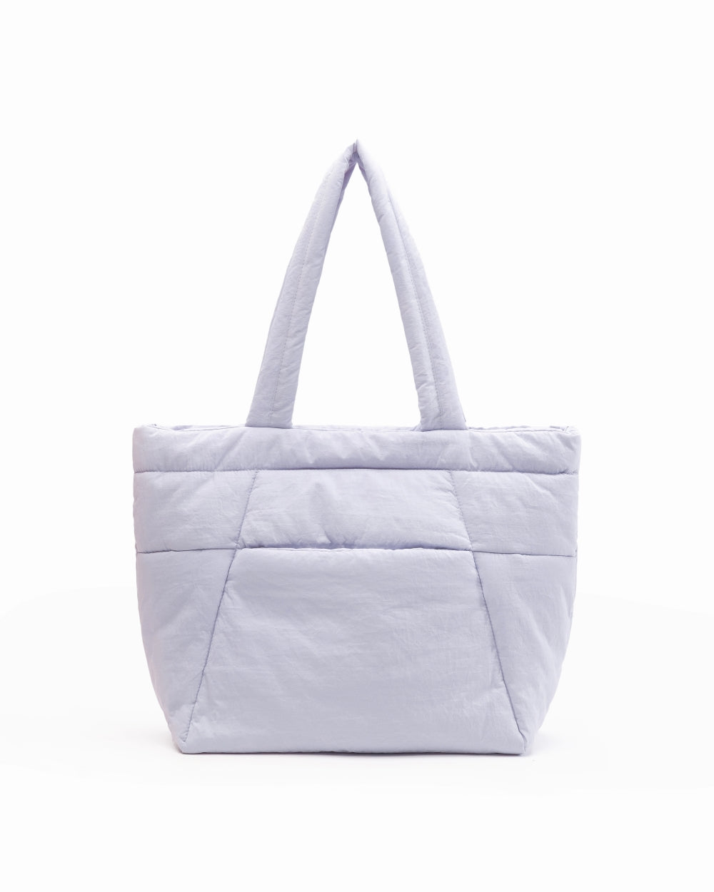 COSY PUFFY TOTE BAG IN LILAC The Sophia Label