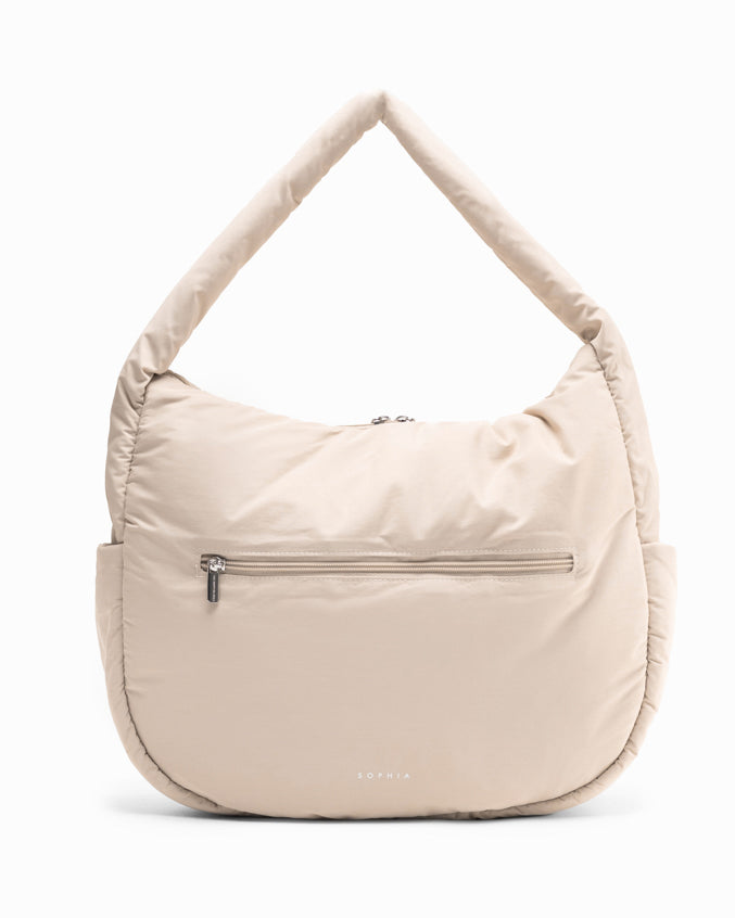 POSH SLOUCHY BAG IN CRÈME