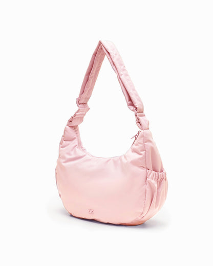 [ARCxTSL] L COSY LUXE CRESCENT BAG IN BLUSH