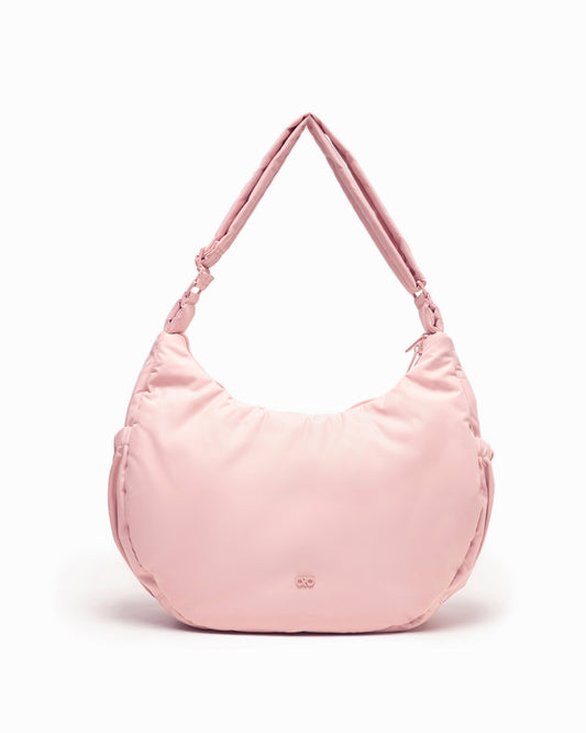 [ARCxTSL] XL COSY LUXE CRESCENT BAG IN BLUSH