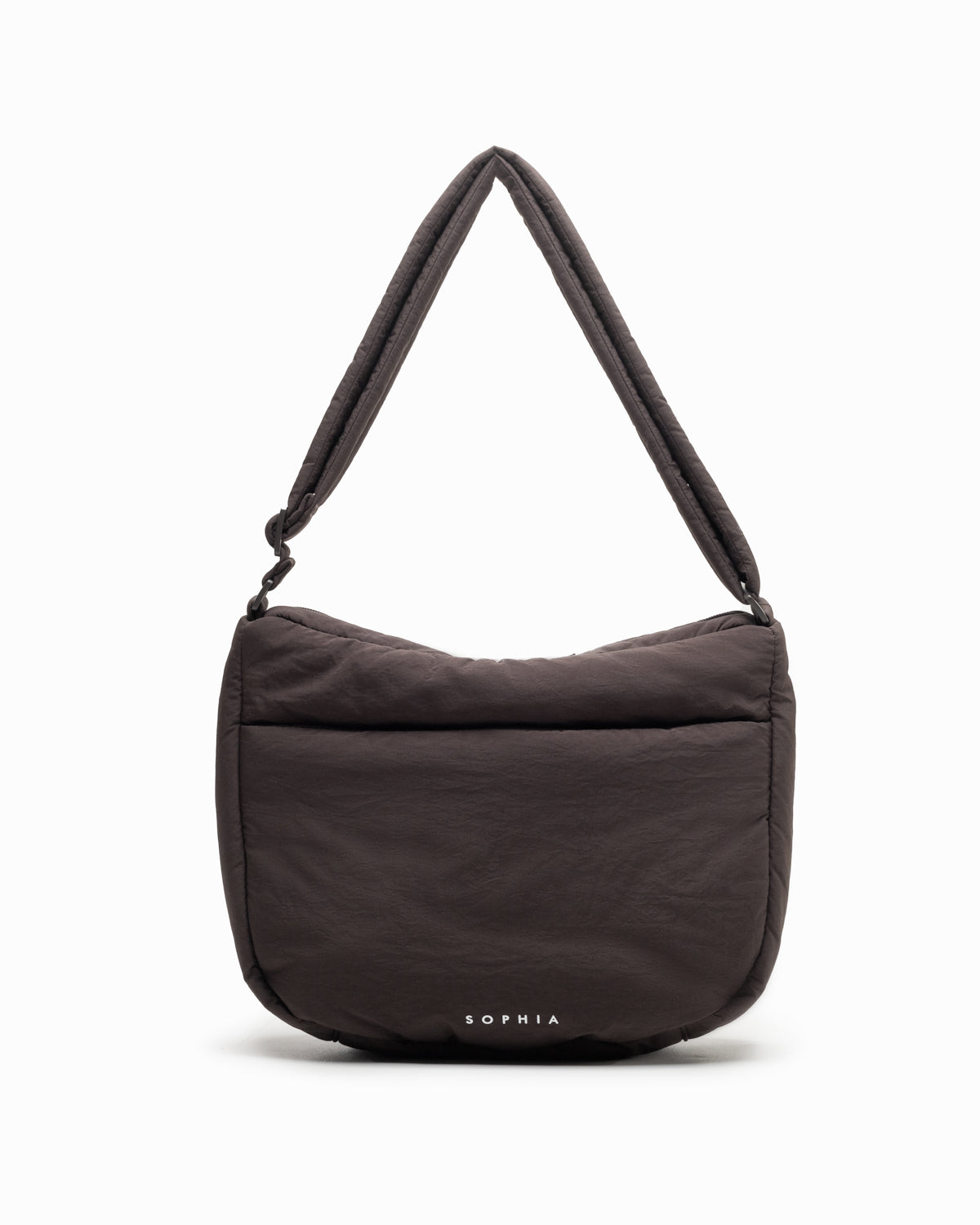 COSY PUFFY CROSSBODY BAG IN CACAO