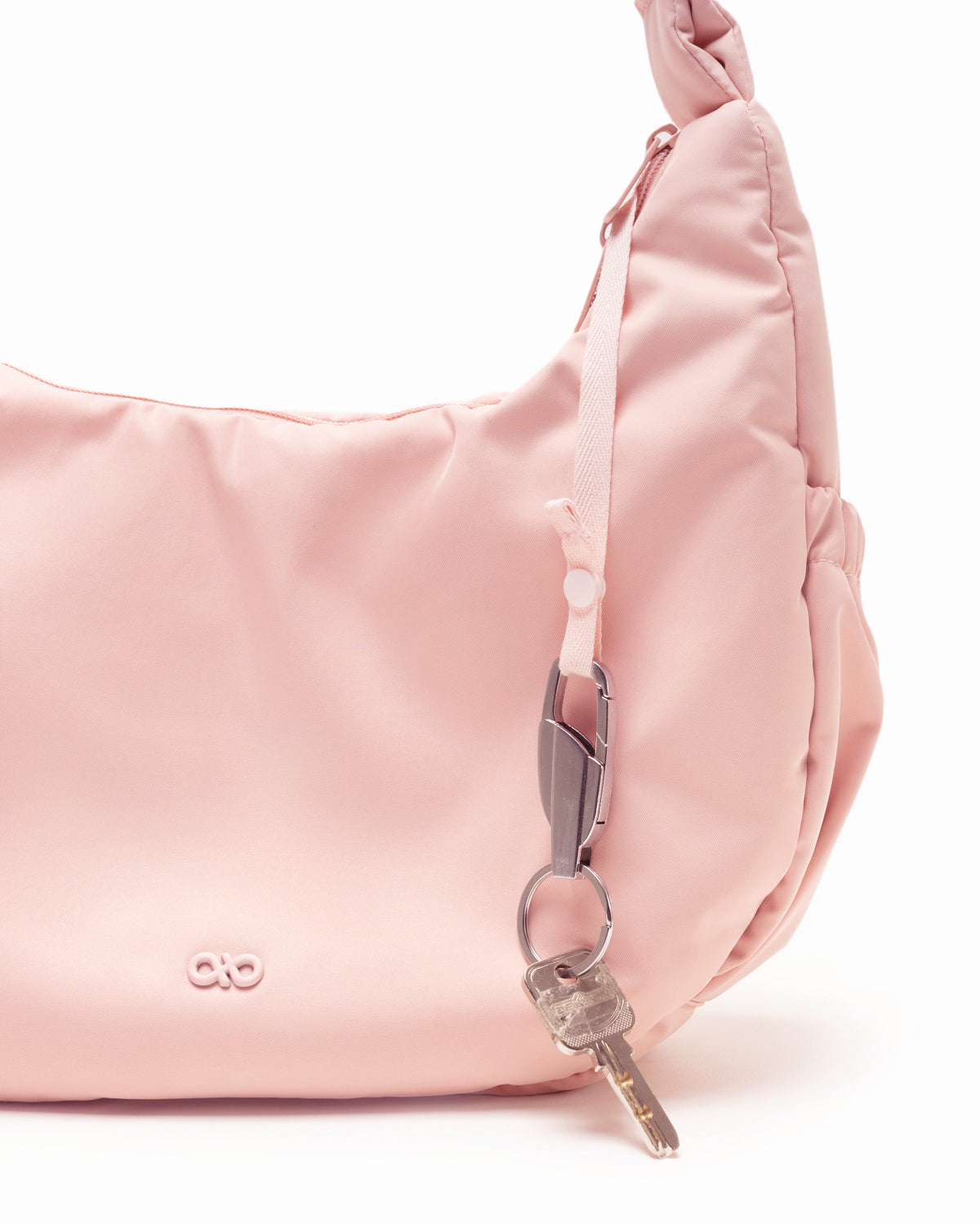 [ARCxTSL] L COSY LUXE CRESCENT BAG IN BLUSH