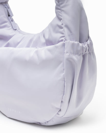 [ARCxTSL] L COSY LUXE CRESCENT BAG LILAC