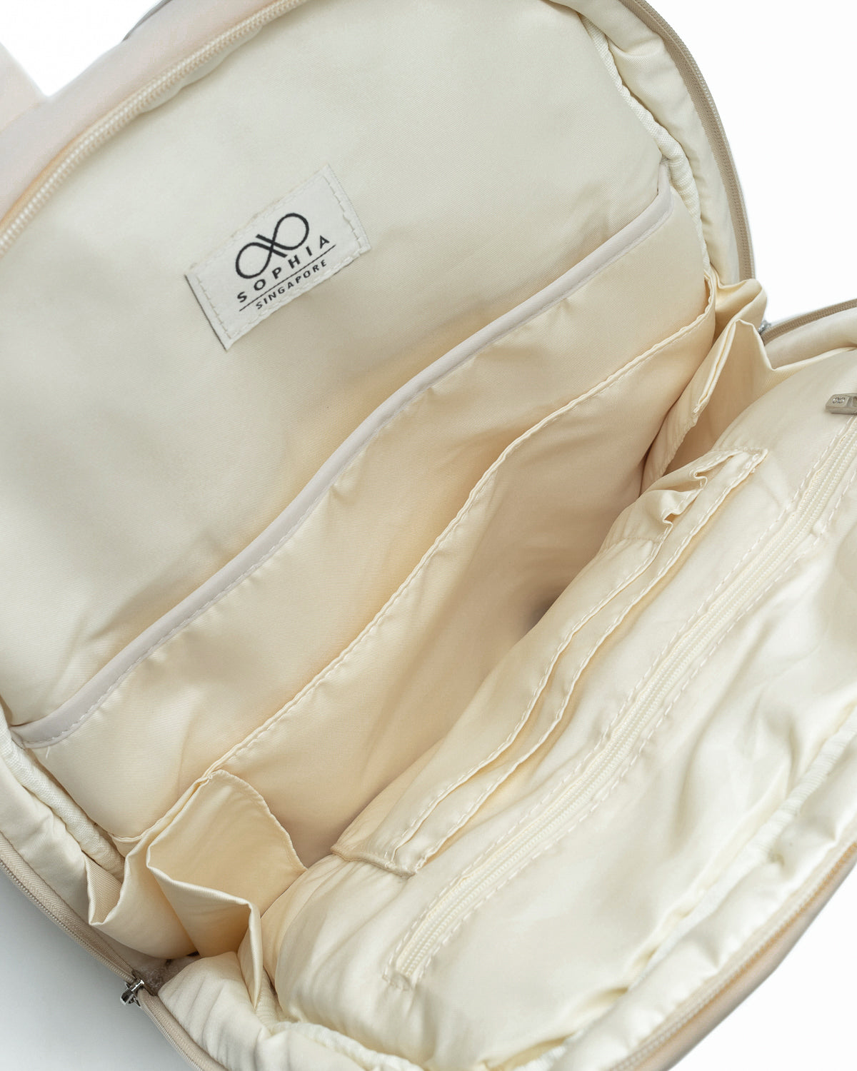 COSY LUXE BACKPACK IN PEBBLE The Sophia Label