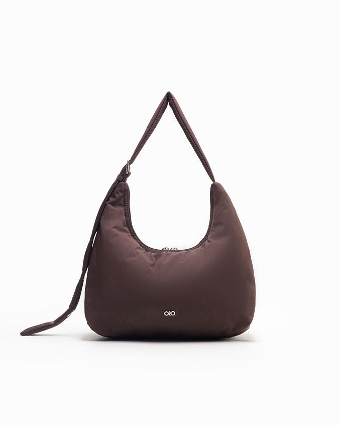 POSH HOBO BAG IN CHOCOLATE